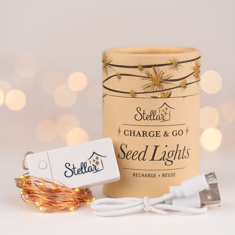 Stellar Haus Charge & Go Rechargeable Multi-Function Copper Warm White 3m image number 1